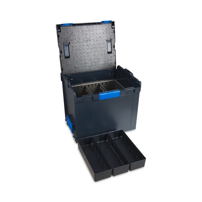 L-BOXX 374 G mit Trennb.-Set 3F + IB-Set - coolgrey