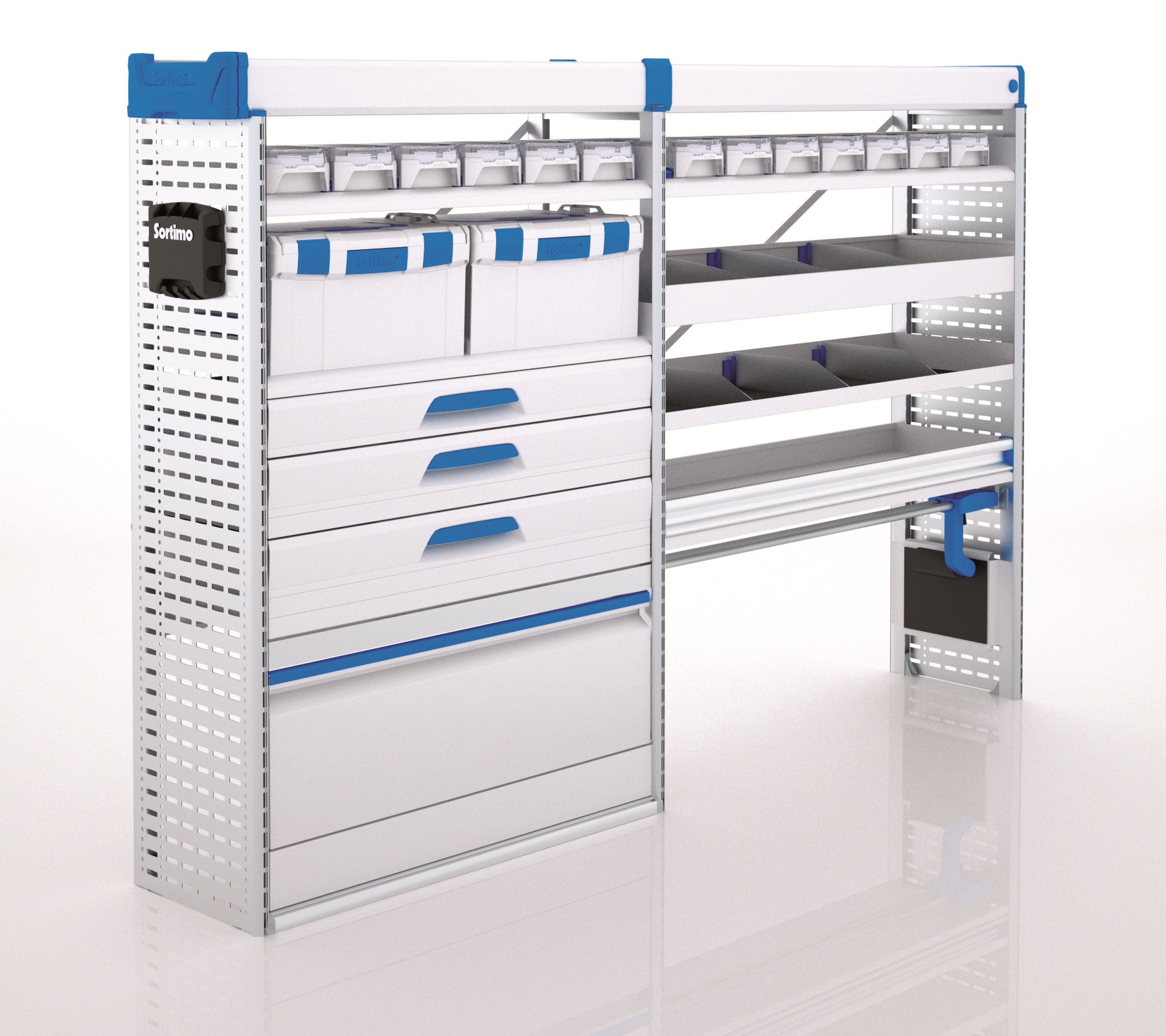 Sortimoblock Fiat Ducato kurz links 3 - teilmontiert