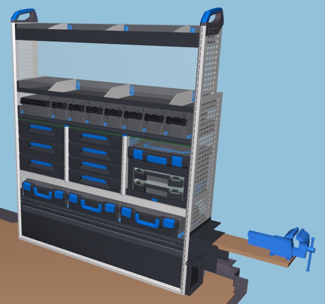Sortimoblock MAN TGE L3 Heckantrieb Hochdach rechts 3
