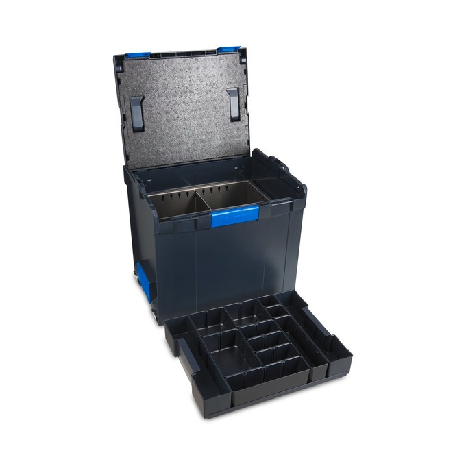 L-BOXX 374 G mit Trennb.-Set 4F + IB-Set - coolgrey